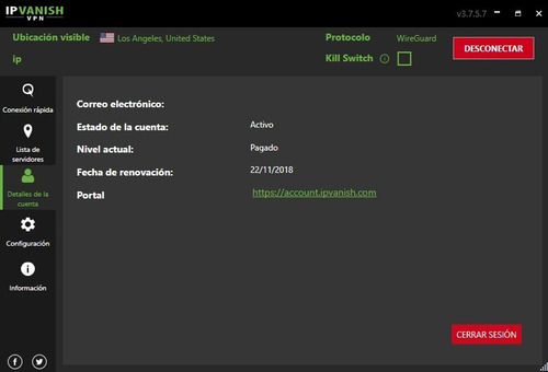 Imagen 2 de 6 de Ipvanish Vpn Tiempo Indefinido - Leer Descripción