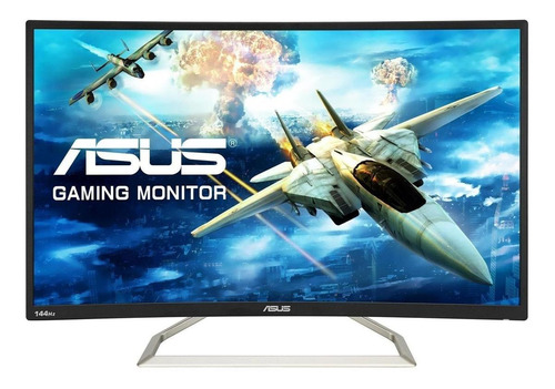 Monitor gamer curvo Asus VA326H LCD 31.5" preto 100V/240V