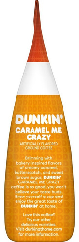 Dunkin' Caramel Me Crazy Ground Coffee