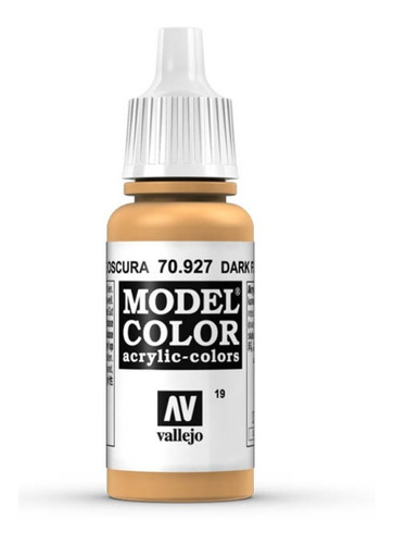 Vallejo Model Color Carne Oscura 70927 Mate Opaco Piel