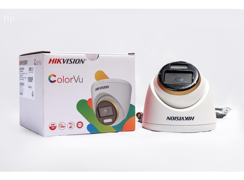 Camara Domo Metalico Con Audio Hikvision Colorvu Día/noche