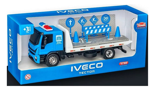 Caminhao Miniatura Iveco Tector Guincho Plataforma 667