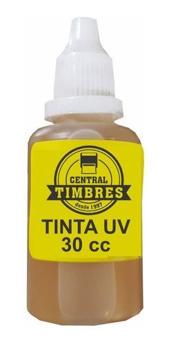 Tinta Para Timbre Invisible Ultravioleta 30cc  Uv