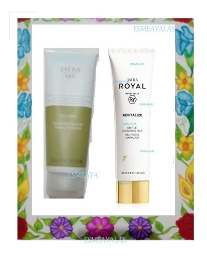 Jafra Set Mascarilla Lodo Facial Y Corporal+ Gel Limpiador