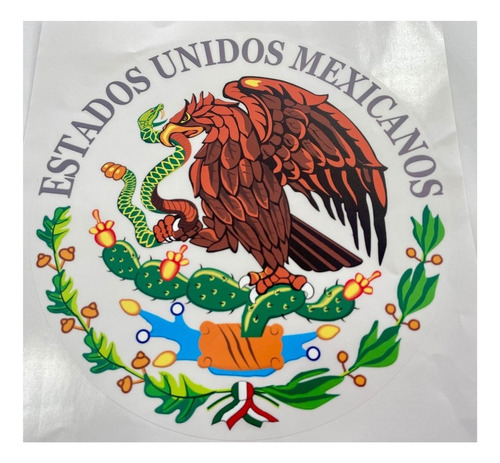 Gtz Compatible Sticker Escudo Nacional Mexicano Calcomanias