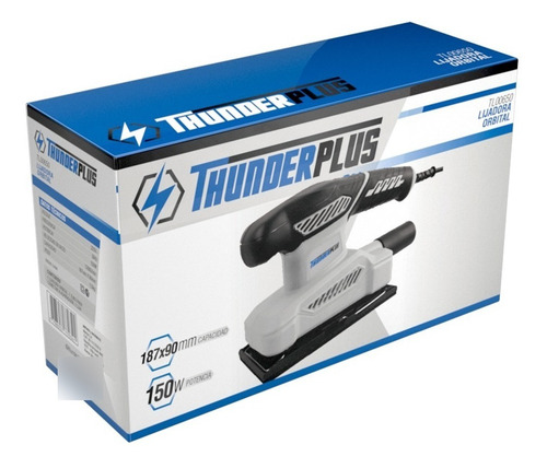 Imagen 3 de 4 de Lijadora orbital Thunderplus TL00650 50Hz 150W 220V