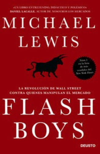 Flash Boys, De Lewis, Michael. Editorial Deusto, Tapa Blanda En Español
