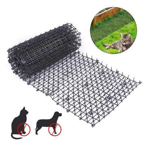 Alfombrilla Disuasoria Para Gatos Prevenir Gatos Negro Y M