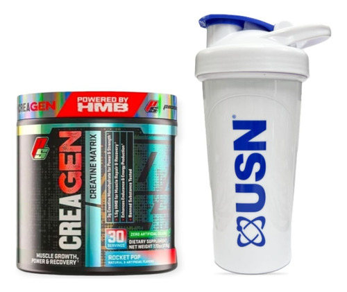 Creatina Creagen Con Hmb 30sv Rocket Pop + Shaker - Prosupps