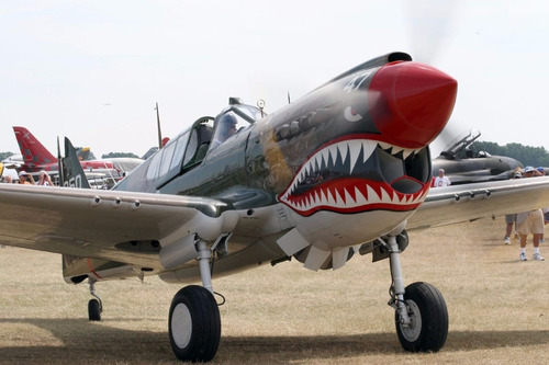 Curtiss P 40 Plano Avion Rc, Tigres Voladores