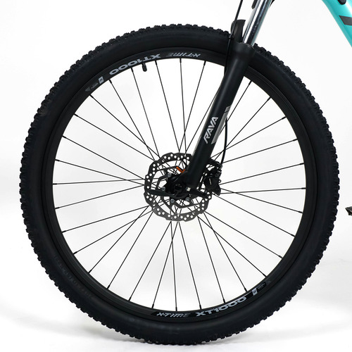 Bicicleta Rava Pressure Plus Aro 29 Shimano 21v 2024 Cor Verde/azul Tamanho Do Quadro 19