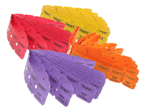 400 Unidades De Boletos De Rifa Para Fiestas, Juegos, Rifas,