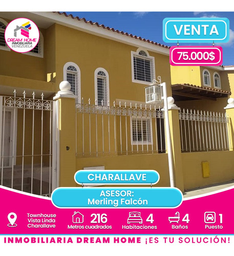 Town House En Venta Urb. Las Vanessa De Vista Linda - Charallave 