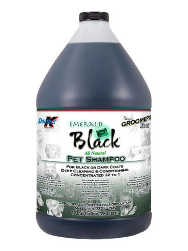 Shampoo Emerald Black Galón Double K