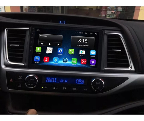 Auto Estereo De Pantalla Android Touch Toyota Highlander Wif