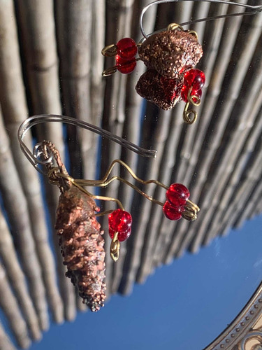 Imagen 6 de 7 de Aros Frutos Del Bosque, Pasante De Acero Quirurgico, Joyeria