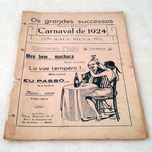 Imagem 1 de 3 de Partitura 1924 - Meu Bem ... Machuca - Raul Silva
