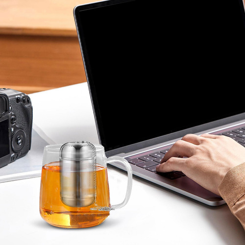 Colador De Té Filtro De Té En Acero Inoxidable Con Malla Fin