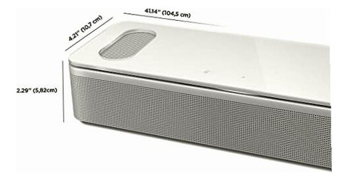 Bose Smart Soundbar 900 Dolby Atmos Con Alexa Integrada, Color Blanco