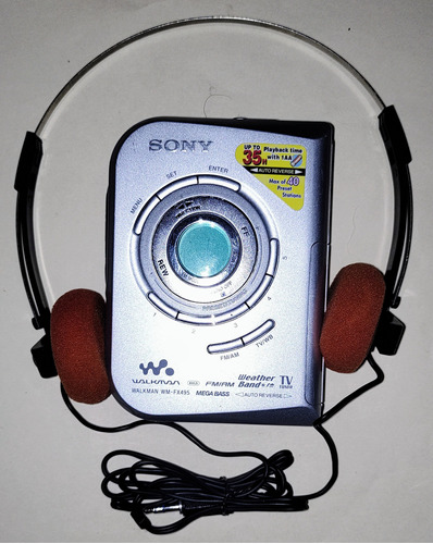 Sony Walkman Radio Cassette Digital Wm-fx495 Funcionando.