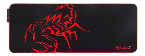 Mouse Pad gamer Marvo MG010 de borracha Scorpion gg 30.5cm x 80cm x 2mm black/red