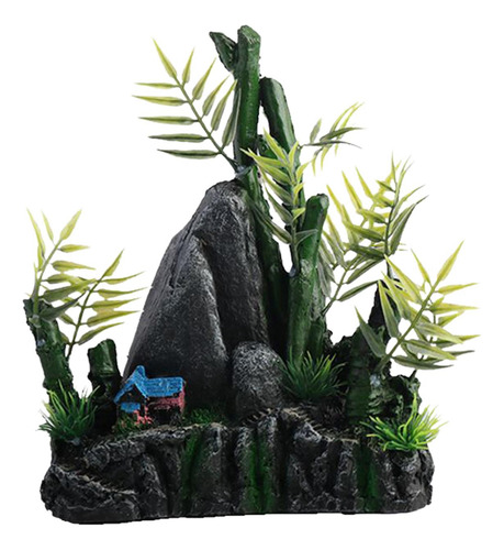 Adorno Para Pecera Con Árbol Rocoso Para Acuario,