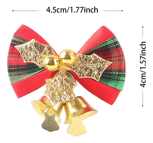 24 Piezas Campanas De Navidad Mariposa De Navidad,