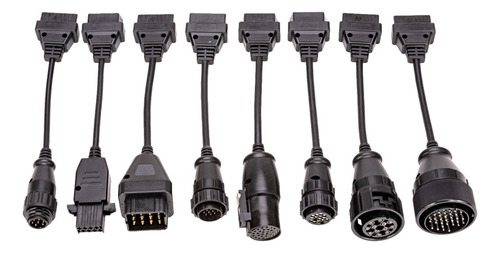 Kit 8 Cabos Truck Linha Pesada Caminhão Obd2 Delphi Ds150e