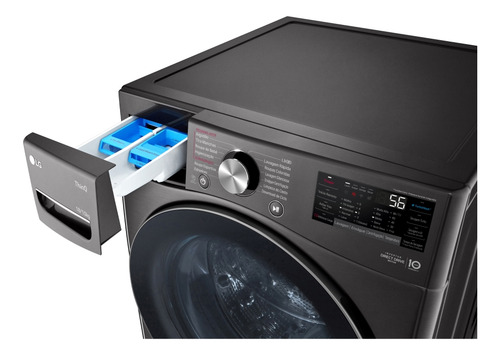 Lava E Seca LG Smart Thinq Com Wi-fi 18kg Black Inox 220v