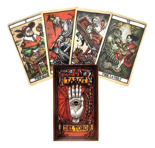Cartas Tarot Guillermo Del Toro + Paño De Lectura