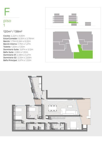 Imagen 49 de 64 de 1, 2 Y 3 Dormitorios De Diseño Con Parrilleros Y Amenities