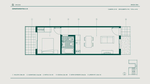 Departamento En Venta 2 Ambientes Caseros