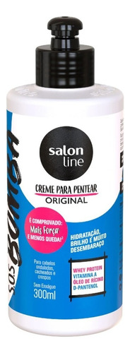 Crema De Peinar Fortalecedora Salon Line Cabello Rizado 