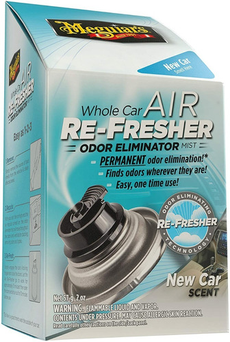 Air Refresher Eliminador De Olores Aroma Auto Nuevo Meguiars