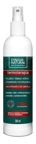 Fluido Termo Ativo Nicotinato De Metila Dagua Natural 380ml