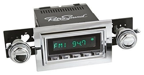 Som automotivo RetroSound LBC-121-117-03-73-B com USB e bluetooth