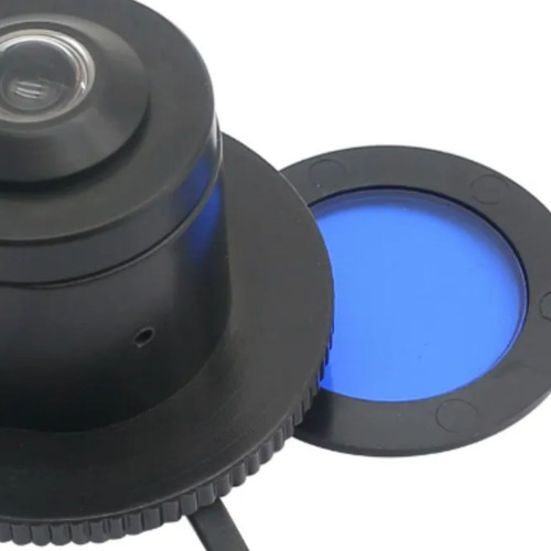 Microscópio Binocular 1600x + 5 Filtros Óptico Com Cor Branco 110v/220v
