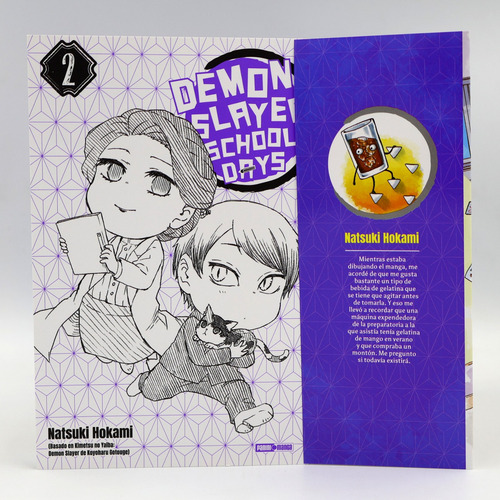 Demon Slayer School Days Vol. 2 de Koyoharu Gotouge Editorial Panini Tapa Blanda en Español 2025