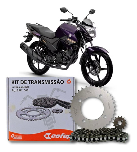 Kit Relação Yamaha Fazer 150 2012 2013 2014 2015 2016 2017  