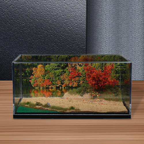 Escena De Fondo A Escala 1:64, Con Cubierta De Acrílico,