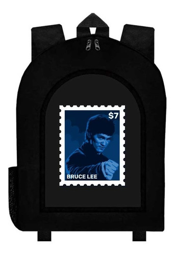 Mochila Negra Karate Bruce Lee A Art070