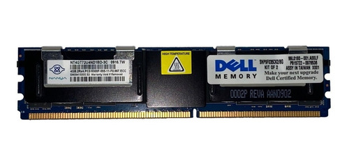 Memoria 4gb Dell Poweredge 1900 1950 2900 2950 Snp9f035ck2