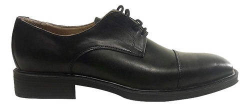 Zapato Oxford De Cuero Negro Woodland 24 Hs. H203