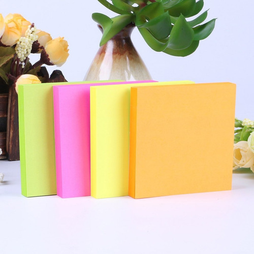 Deli 9085 - Papel Para Notas (100 Hojas, 76 X 76 Mm), Color
