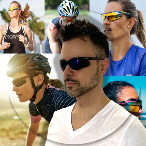 Imagem 3 de 9 de Oculos Sol Masculino Não Cai Rosto Esportes Radicais Corrida