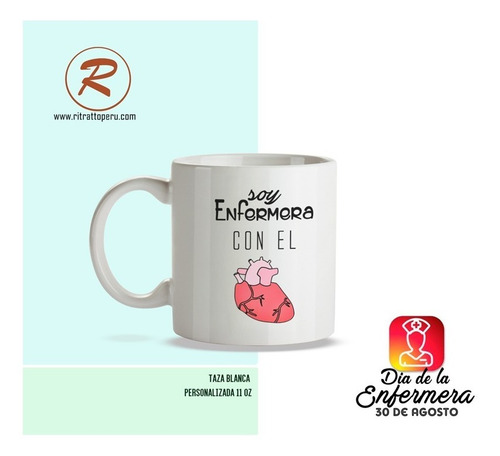 Imagen 5 de 7 de Tazas Personalizadas, Día De La Enfermera, Regalos