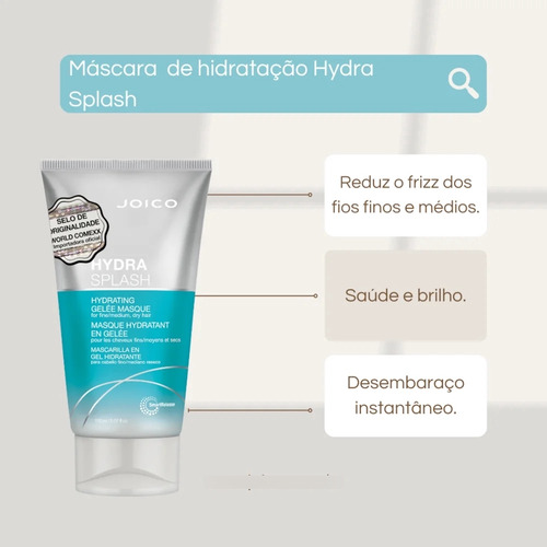 Kit Joico Hydra Splash Trio Sh 300ml, Cond 250ml Mask 150ml