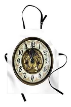 Comprar Delantal De Reloj Ambesonne, Tema Antiguo, Un Reloj De Estil