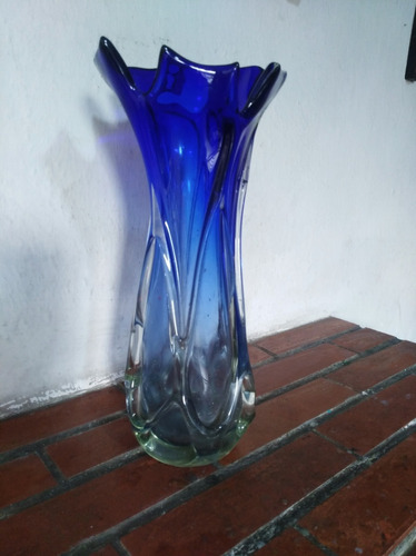 Florero Murano Azul