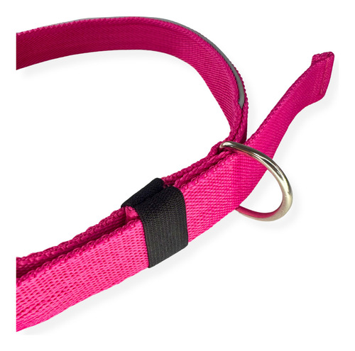 Cinturon De Paseo Manos Libres Perros Adiestramiento Natcan Color Fucsia Tamaño Del Collar L